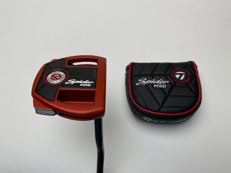 Taylormade Spider Mini Red Putter 34" SuperStroke Pistol GTR 1.0 Mens RH HC