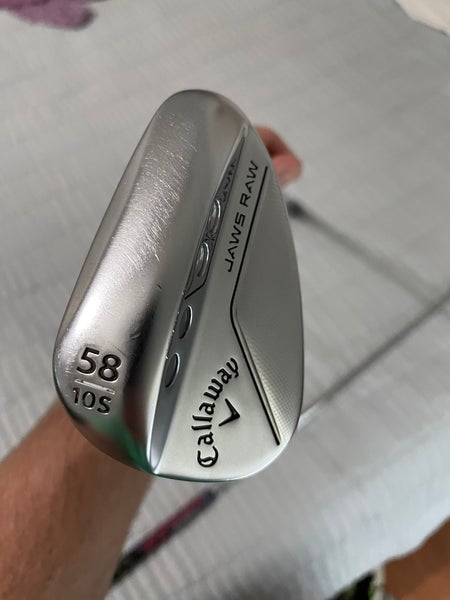 Men's Right Handed Callaway Jaws Raw 58 Degree Wedge