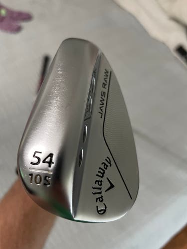 Men's Right Handed Jaws Raw 54 Degree Wedge