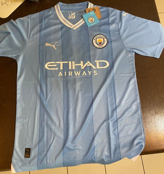 Puma 23/24 Manchester City Home Erling Haaland Jersey Men M