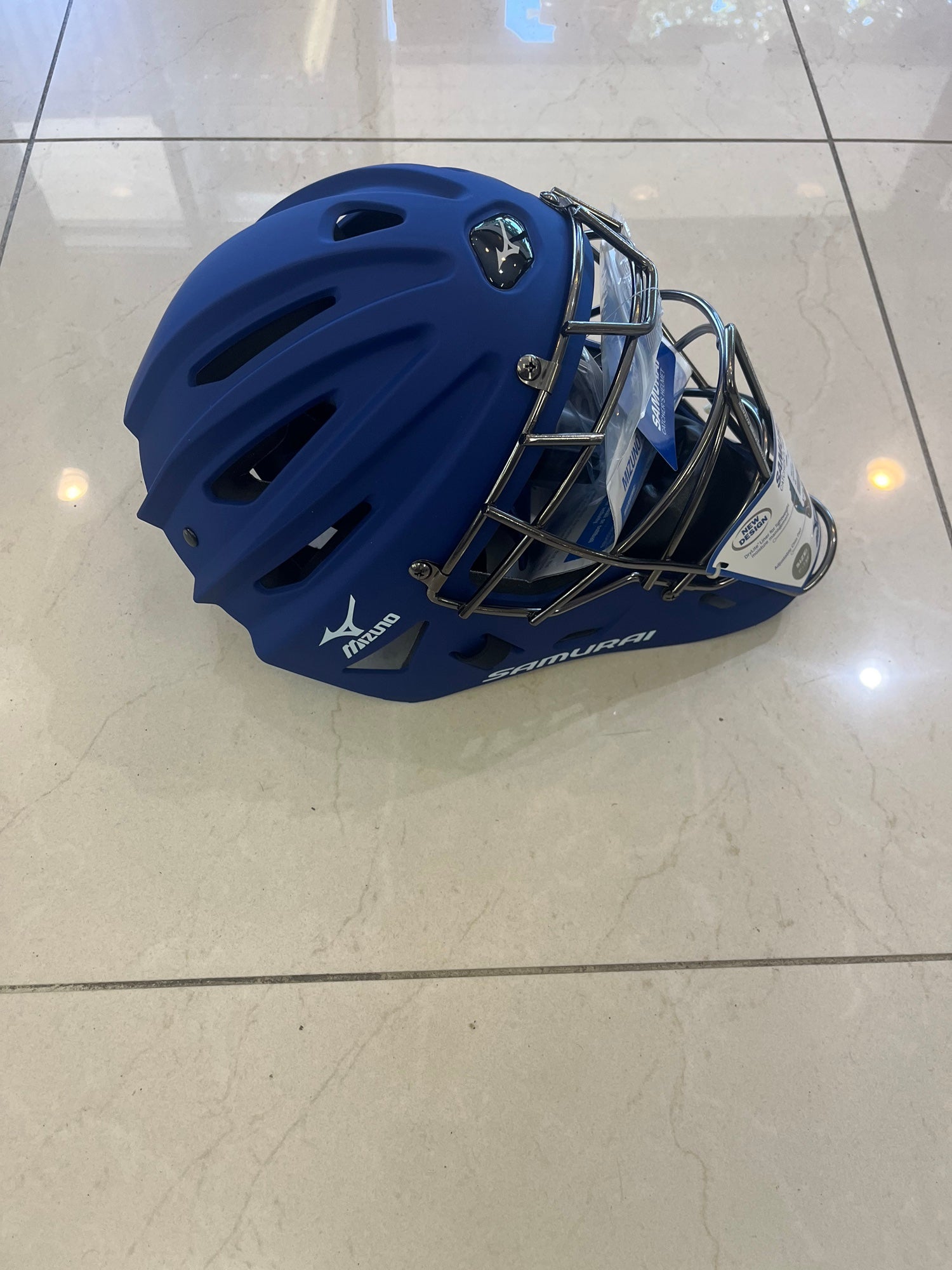 Mizuno Samurai Baseball Catcher's Mask - Royal