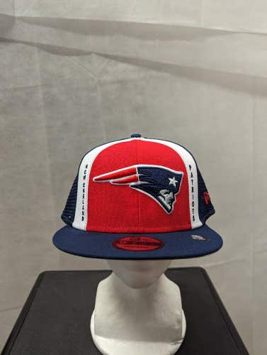 NWS New England Patriots New Era Verticals 9fifty Mesh Back Snapback Hat NFL