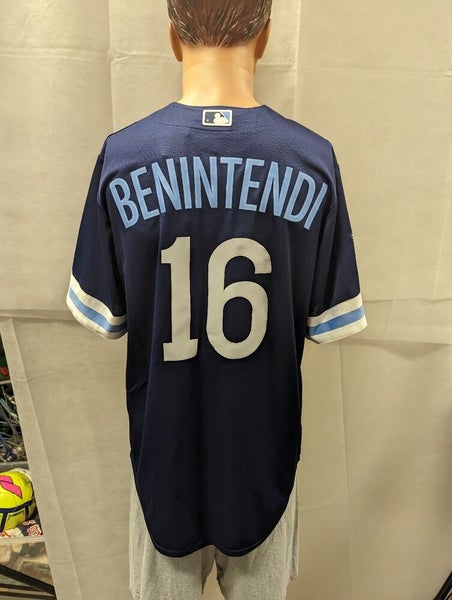 NWT Andrew Benintendi Kansas City Royals Nike City Connect Jersey M MLB