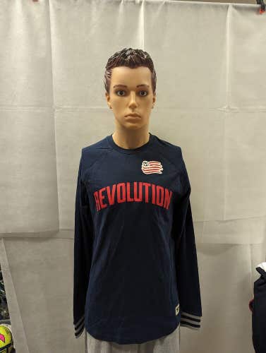 NWS New England Revolution Fanatics Long Sleeve Shirt L MLS
