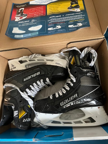 Senior Used Bauer Supreme UltraSonic Hockey Skates Regular Width Pro Stock Size 7