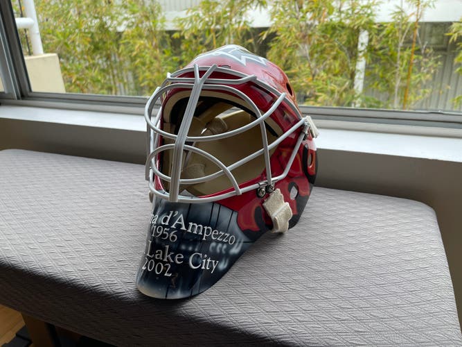 Pro Ice Hockey Goalie Mask - NHL Martin Brodeur 2002 Salt Lake City Team Canada