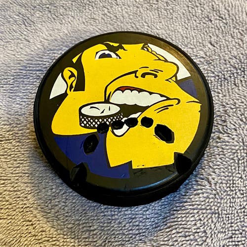 ECHL Peoria Rivermen Captain Bite Marks *Rare Team Logo Hockey Puck