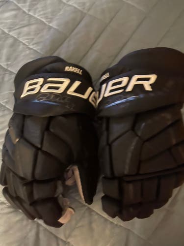 Game Used Rickard Rakell Hockey Gloves