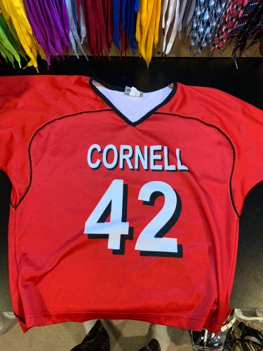 Vintage Cornell Lacrosse NCAA College Jersey #42 Mens small