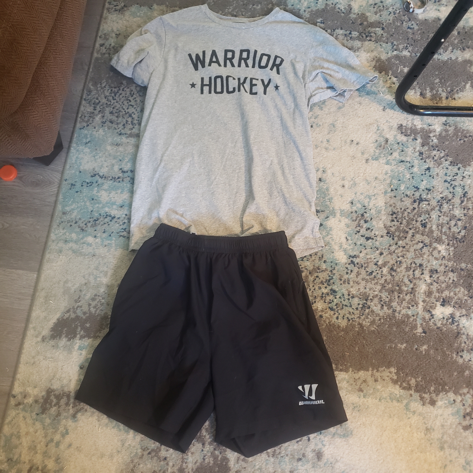 Warrior Hockey Shirt (L) and Shorts (M)