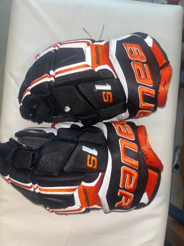 Used Bauer 13" Supreme 1S Gloves