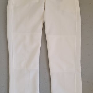 White Mizuno Softball Pants, Women's S, Used