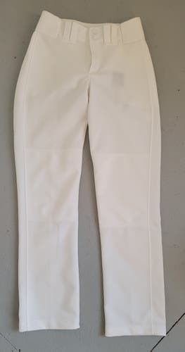 White Mizuno Softball Pants, Women's S, Used