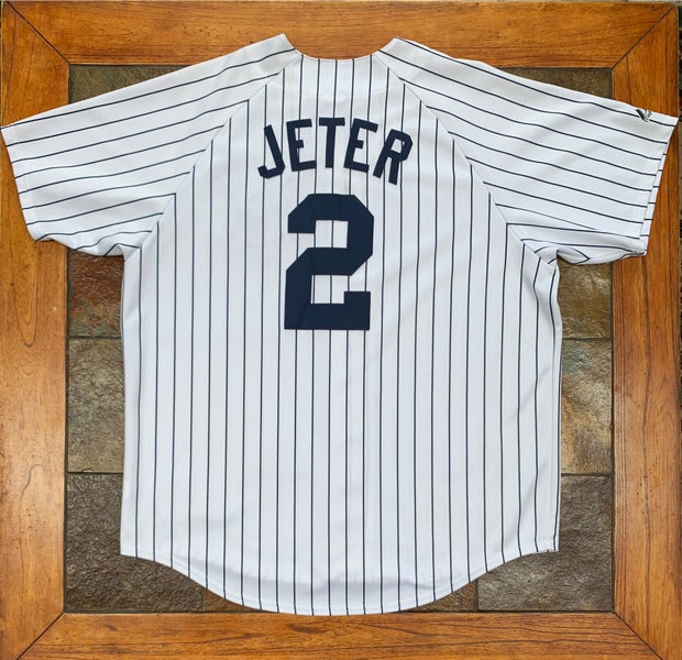 Derek Jeter White New XXL Majestic Jersey