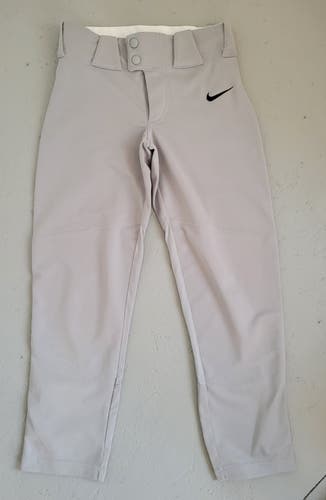 Gray Nike Baseball/Softball Pants, Youth M, Used