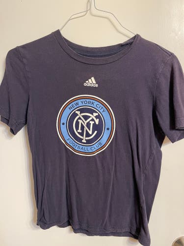 New York City FC MLS Adidas Shirt Youth Medium