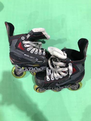 Used Youth Bauer Vapor X40R Roller Skates (Regular) - Size: 12.0