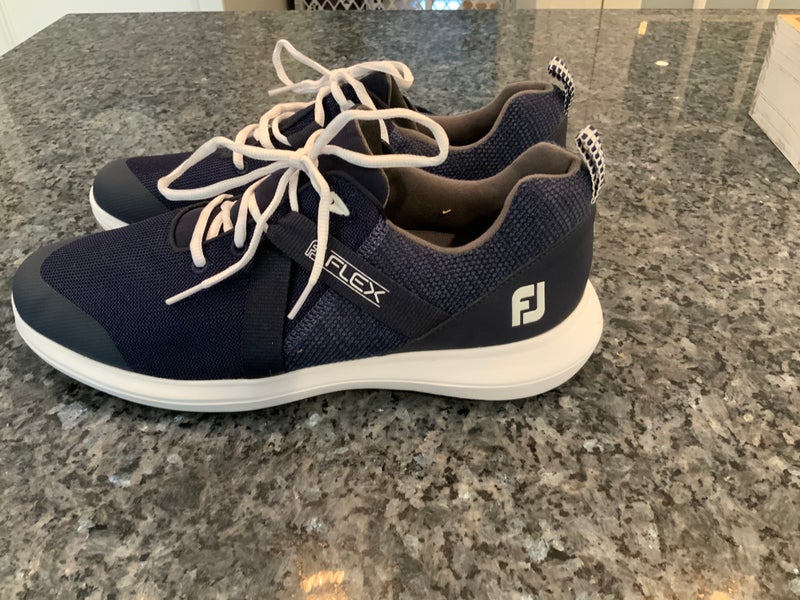 Men's FJ Flex Golf Shoes 56102 - Navy Size 12 | SidelineSwap