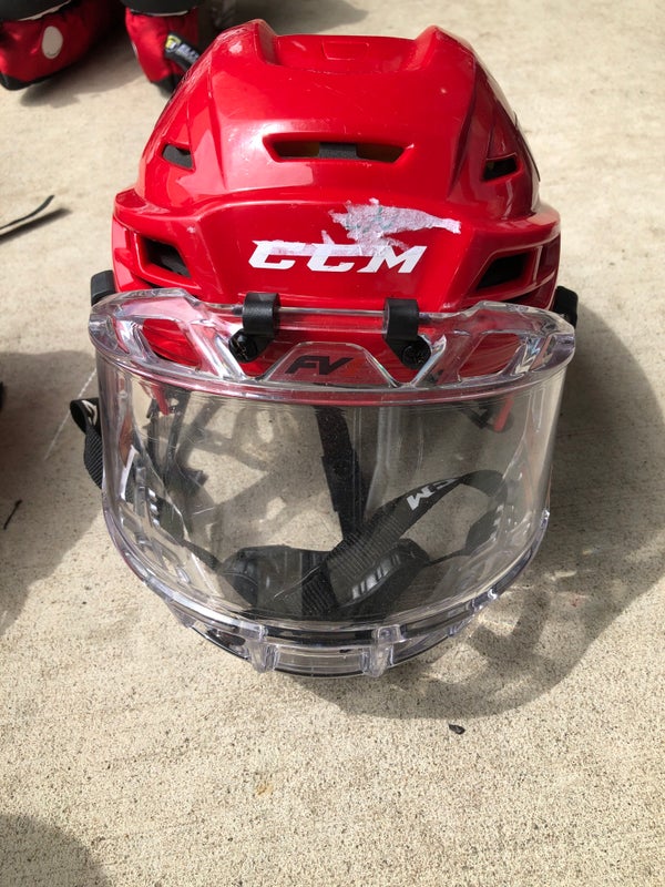 Used Small CCM Tacks 210 Helmet