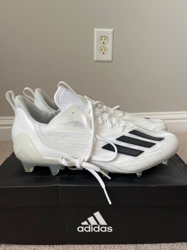 *NEW* Size 12 White Adizero Football Cleats