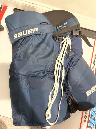 Navy Blue Senior Small Bauer Nexus Hockey Pants