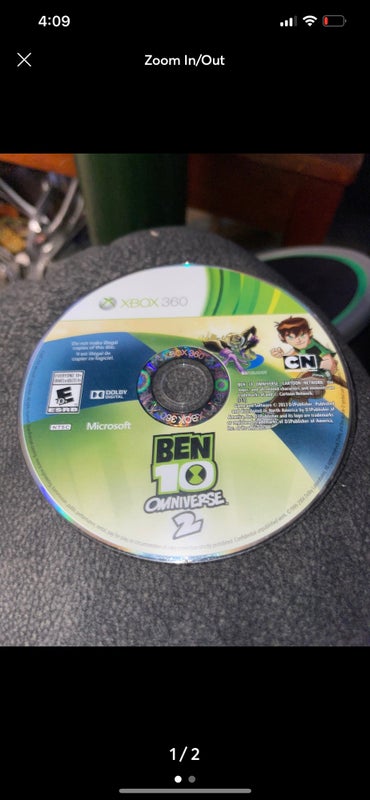 Official Microsoft Xbox 360 Ben 10 Omniverse 2 Disc Only Used E Rated