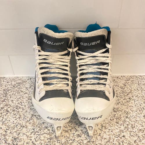 Used Bauer Regular Width  Size 6 Reactor 5000 Hockey Goalie Skates
