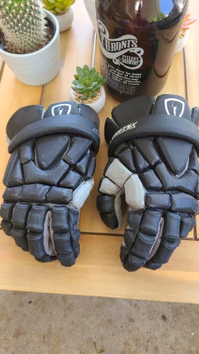 Used Player's Phoenix Gloves by Adrenaline Lacrosse Gloves Large