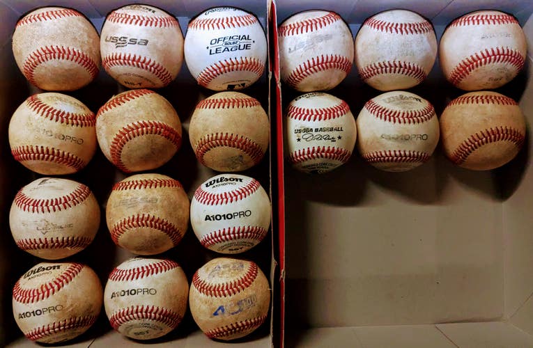 Used random Baseballs 18 Pack (Decent/OK-Good Condition)
