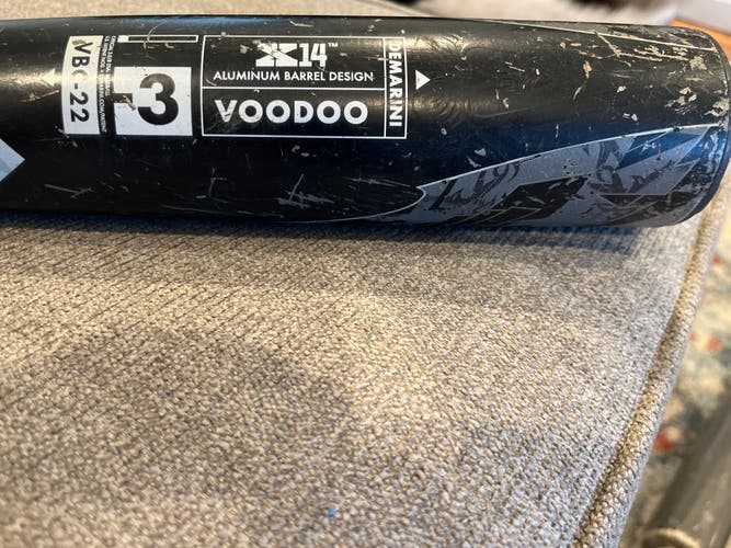 Used BBCOR Certified DeMarini Composite Voodoo Bat (-3) 28 oz 31"