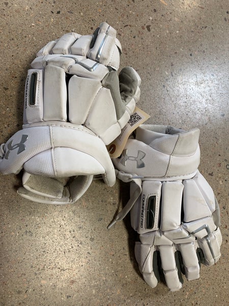 Used Under Armour Command Pro Lacrosse Gloves Medium