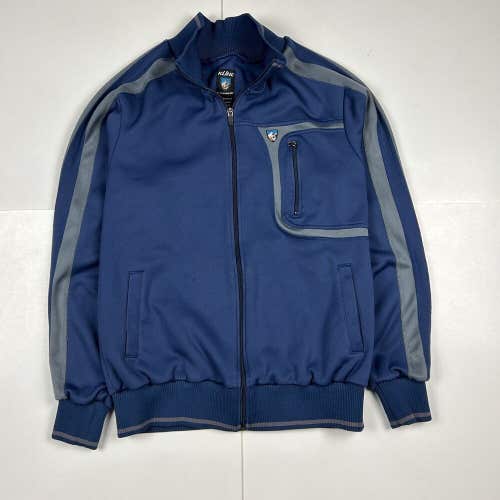 KUHL Quarter Zip Trak Jacket Pullover Sweater Slate Blue Gray Men's Sz S