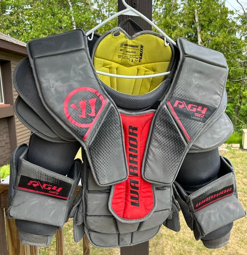 Used Small Warrior  Ritual G4 Goalie Chest Protector