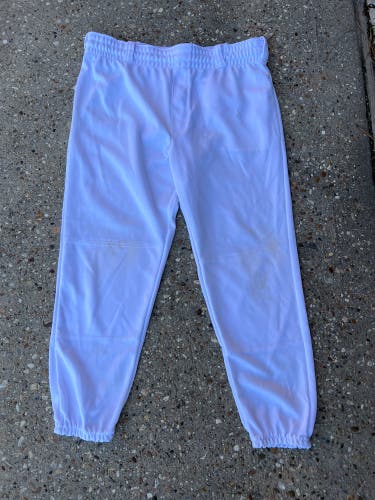 C3-2 White Youth Men's Used XL Rawlings Game Pants