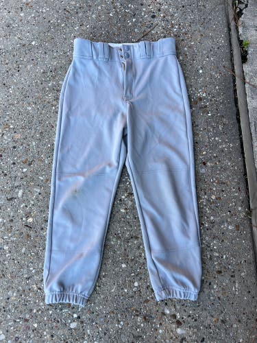 C3-2 Gray Youth Men's Used Large Easton Game Pants