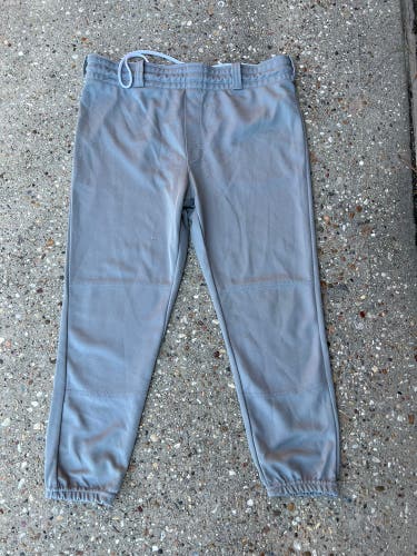 C3-1 Gray Youth Men's Used XL Rawlings Game Pants