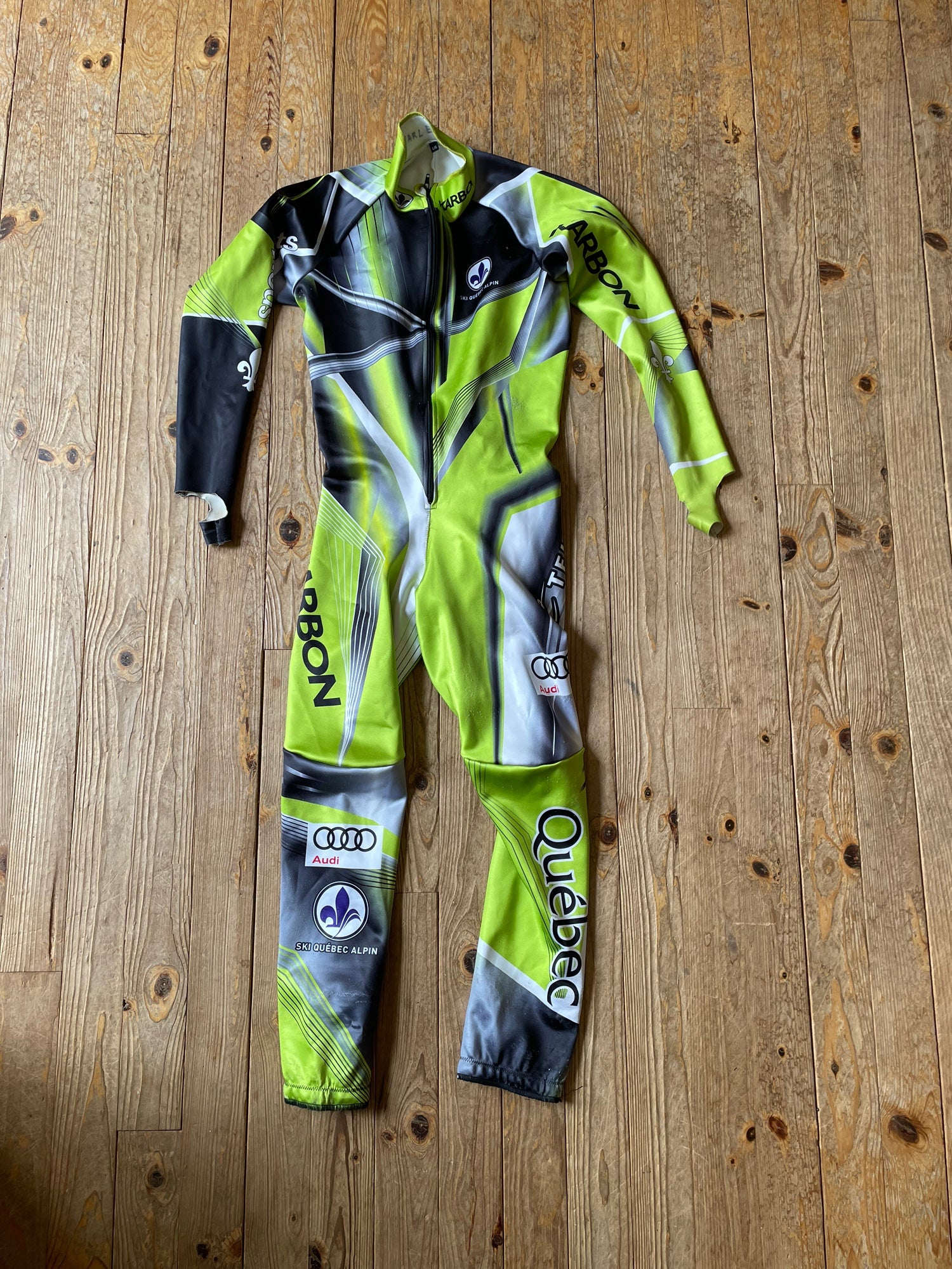 Lingvistik lys s klæde Used Large Karbon Ski Suit FIS Legal | SidelineSwap