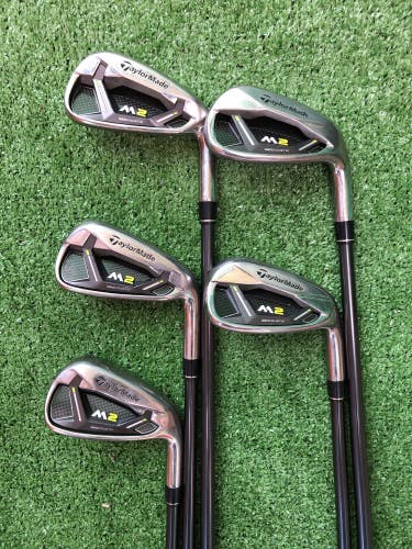 Used Men's TaylorMade M2 2017 Right-Handed Golf Iron Set (Number of Clubs: 5)