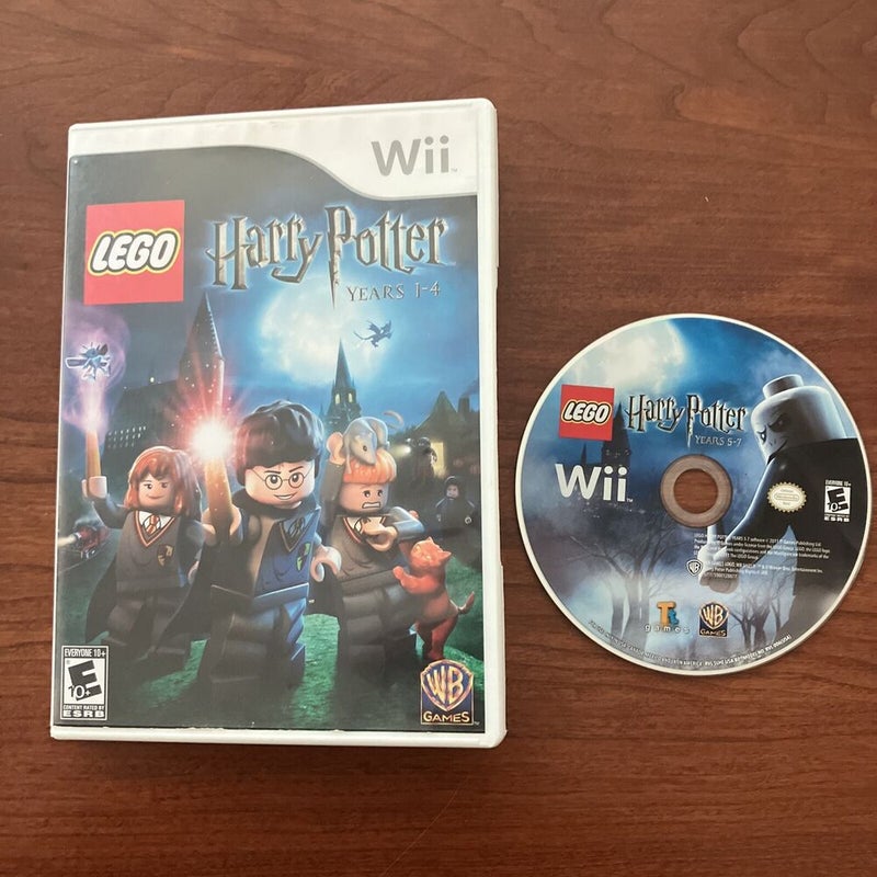 Nintendo Wii Lego Harry Potter Years 1-4 & 5-7  Tested