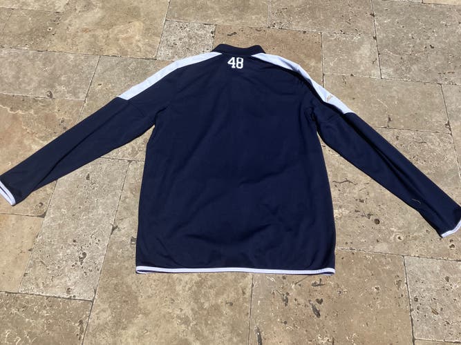 Notre Dame Lacrosse Blue Used Adult Unisex XL Under Armour Jacket