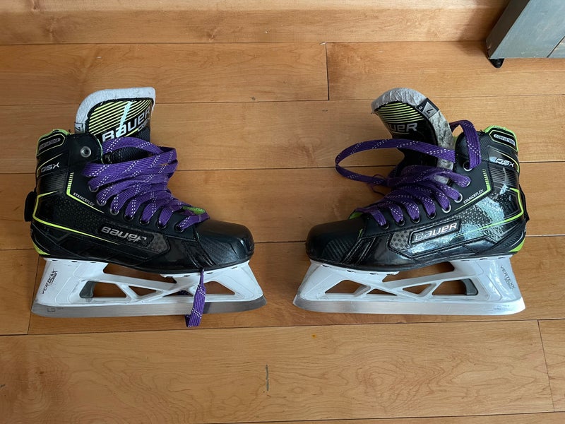 Used Bauer Regular Width Size 7 GSX Hockey Goalie Skates