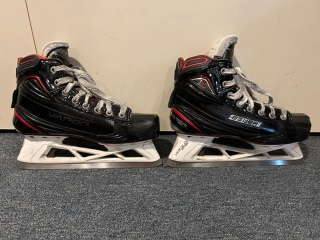 Junior Used Bauer Vapor 1X Hockey Goalie Skates Regular Width Size 5.5