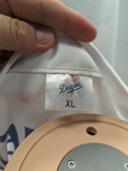 SGA Los Angeles LA Dodgers Jackie Robinson #42 Zip Up Jersey Shirt Sz XL