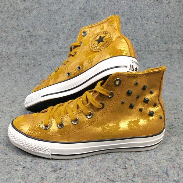 Converse All Star Chuck Taylor High Womens Size 8 Sneaker Metallic Gold | SidelineSwap
