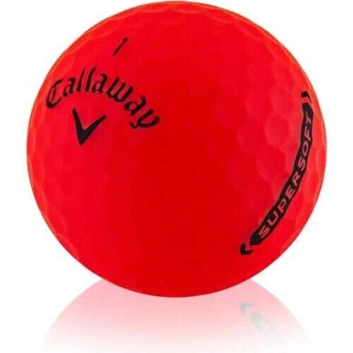 48 Callaway Matte Red Golf Balls 5/4A