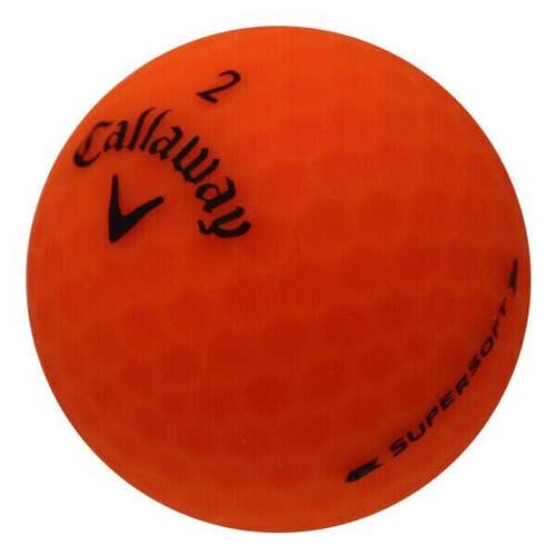 48 Callaway Matte Orange Golf Balls 5/4A