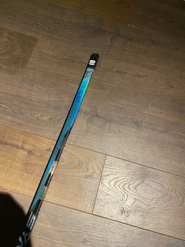 Custom Bauer sync junior hockey stick teal colour
