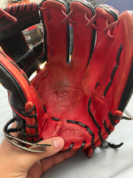 Wilson 2017 A2K Brandon Phillips Game Model Baseball Glove, Red