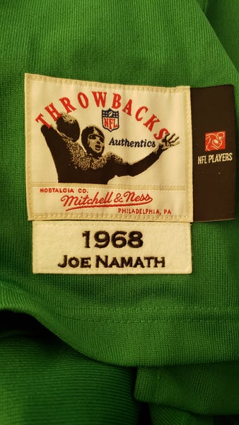 joe namath mitchell and ness jersey