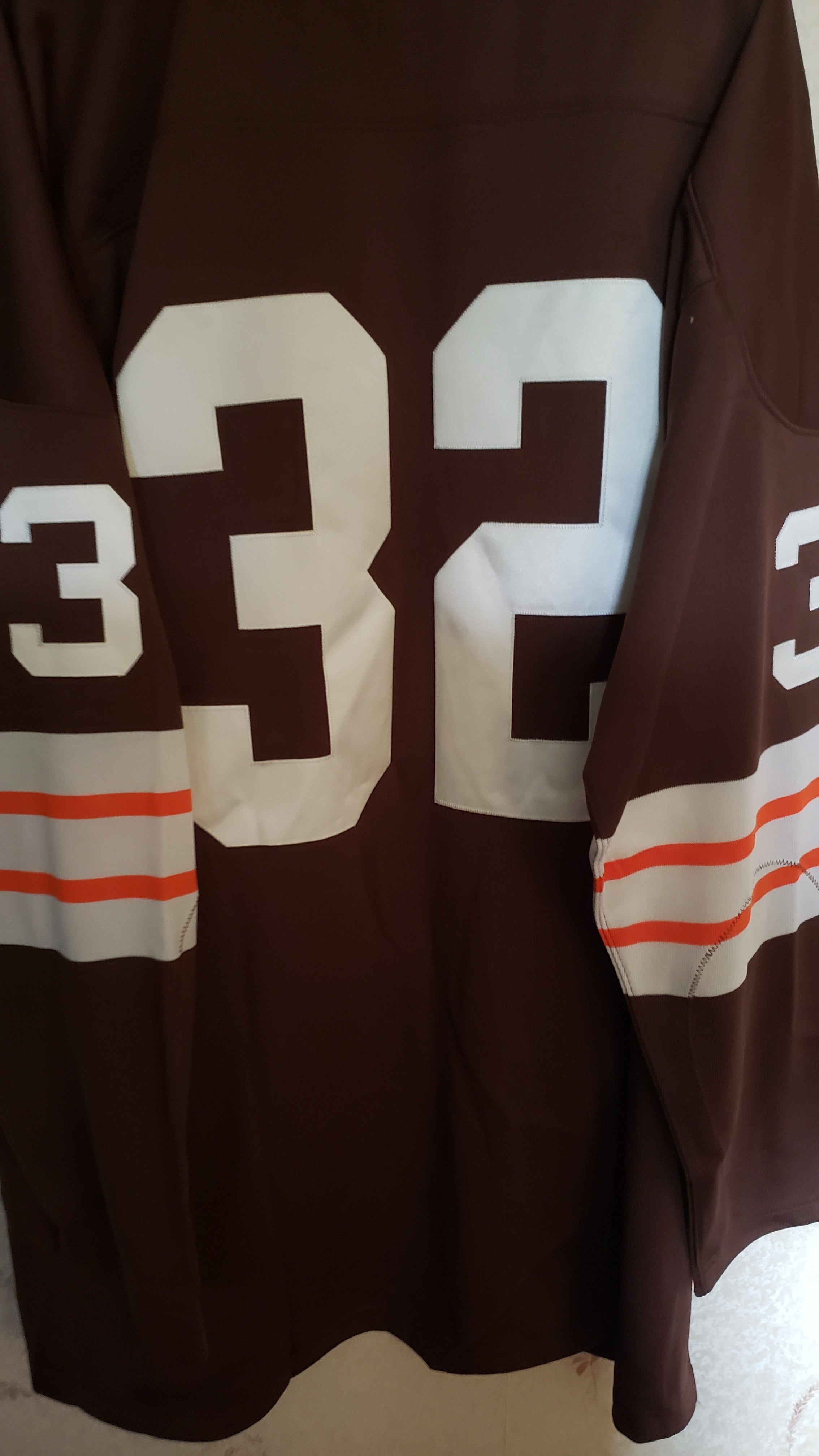 Mitchell & Ness, Shirts, Authentic Jersey Cleveland Browns 964 Jim Brown  Firm On Price